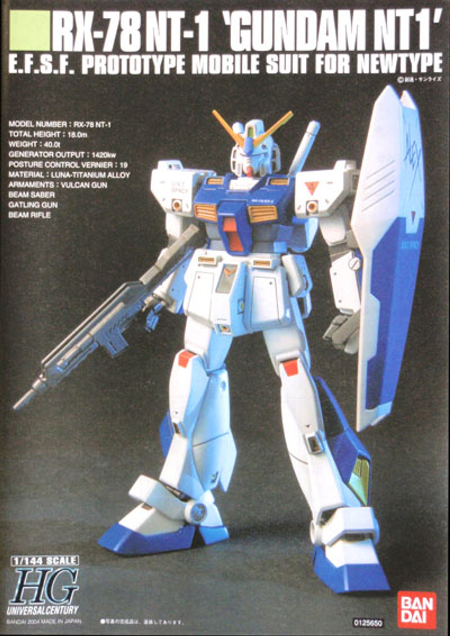 Bandai HGUC 047 GUNDAM RX-78NT-1 GUNDAM NT1 | PlazaJapan