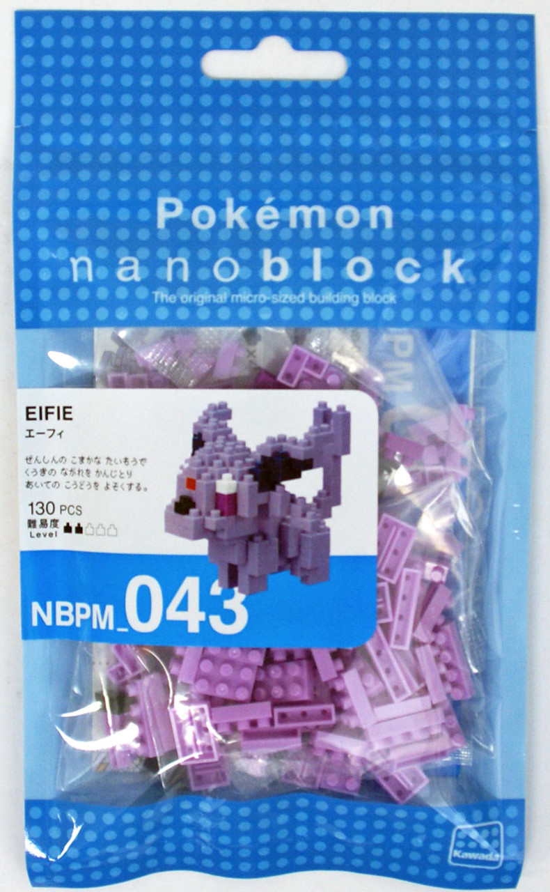 Kawada NBPM-043 nanoblock Pokemon Espeon (Eifie