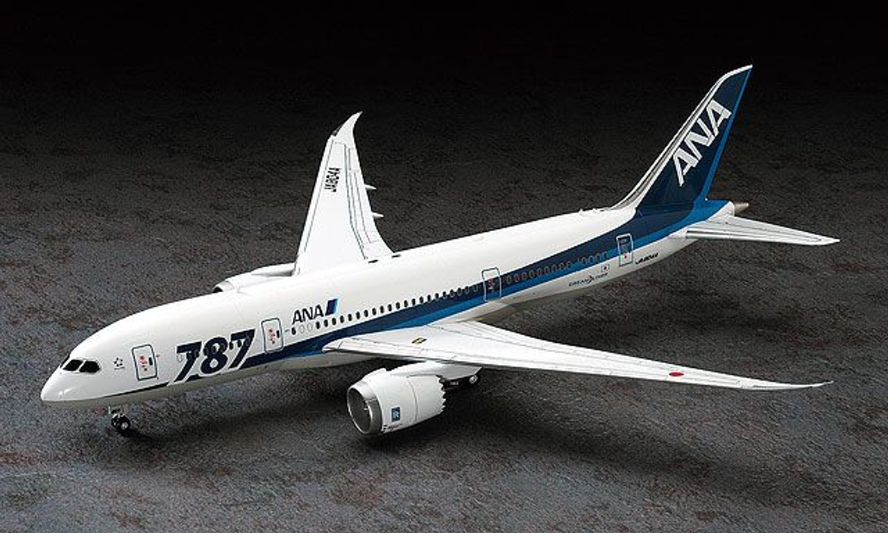 Hasegawa 1/200 ANA Boeing 787-8 Plastic Model