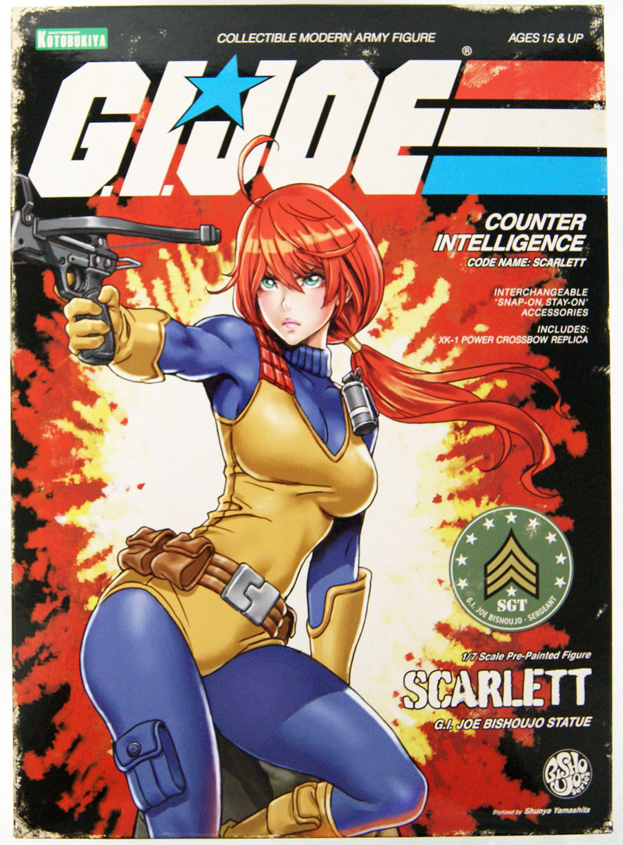 Kotobukiya SV232 G.I. JOE Bishoujo Scarlet 1/7 Scale Figure
