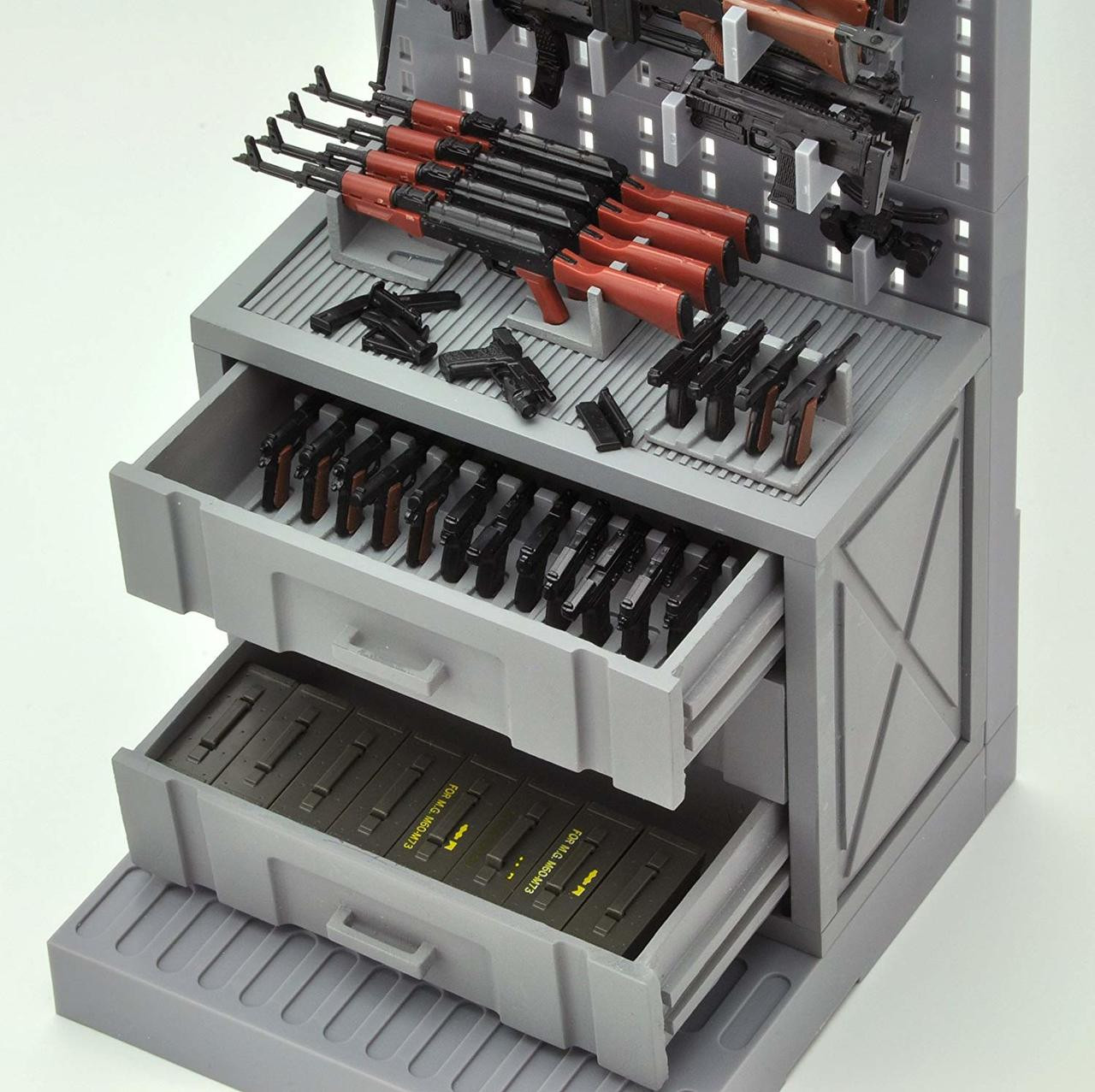 Tomytec LD006 Military Series Little Armory Gun Rack B 1/12 Kit