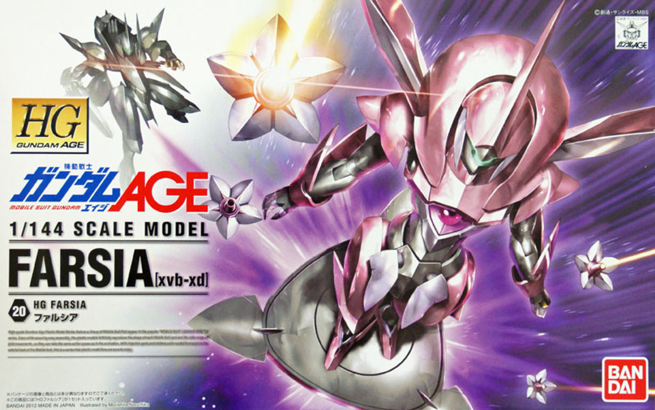 HG ガンプラセット AGE-1/AGE-3/Farsia Bandai Gundam HG AGE-20 FARSIA (xvb-xd) 1/144 | PlazaJapan