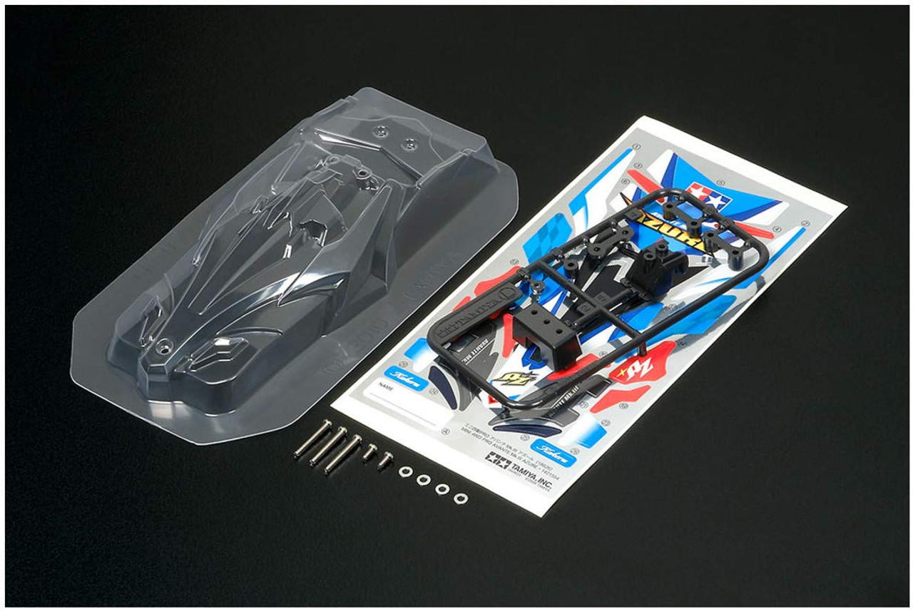 Tamiya 95445 Mini 4WD JR Clear Body Set AVANTE Mk. III AZURE