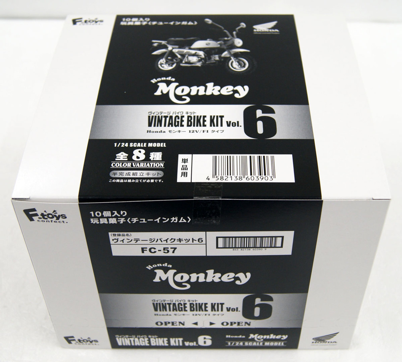 F-Toys Vintage Bike Kit Vol.6 Honda Monkey 1/24 Scale Semi-assembled kit