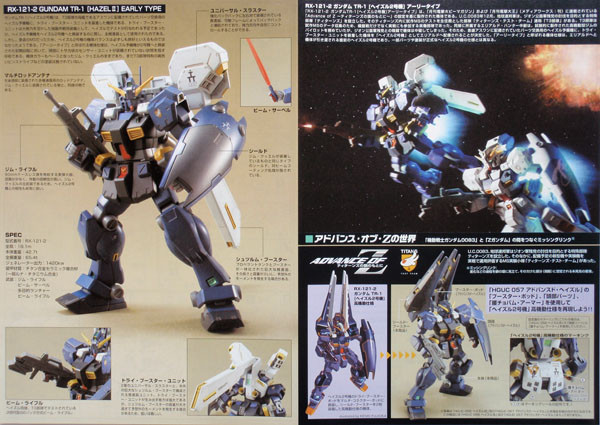 Bandai HGUC 069 GUNDAM RX-121-2 TR-1 HAZEL II | PlazaJapan