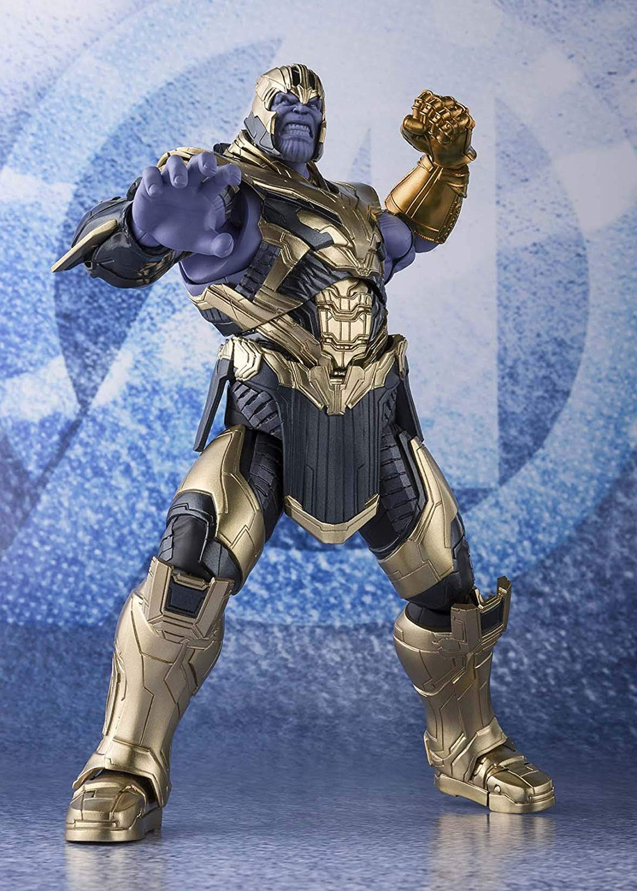 BANDAI SHFiguarts THANOS アベンジャーズ Amazon.com: TAMASHII NATIONS Bandai S.H. Figuarts Thanos (Endgame