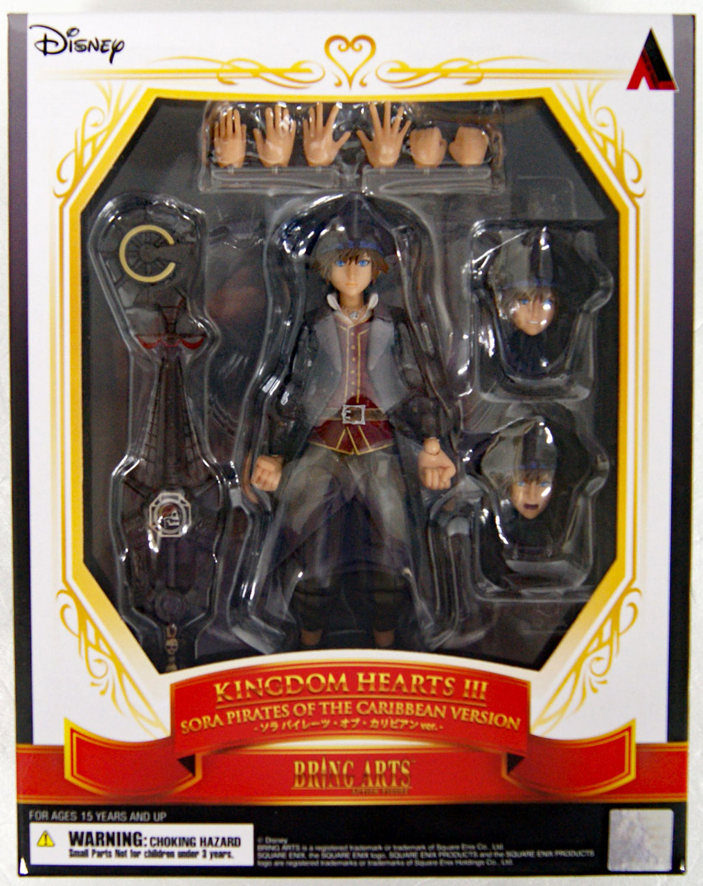 Square Enix Bring Arts Kingdom Hearts III Sora Pirates of the Caribbean  ver. Figure