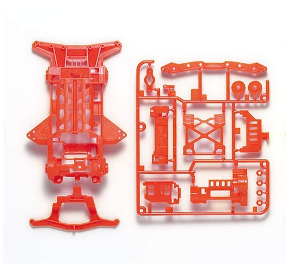 Tamiya 95479 Mini 4WD Super XX Fluorescent-Color Chassis Set