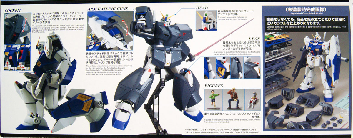 Bandai MG Gundam 0080 Gundam NT-1 Ver.2.0 1/100 | PlazaJapan