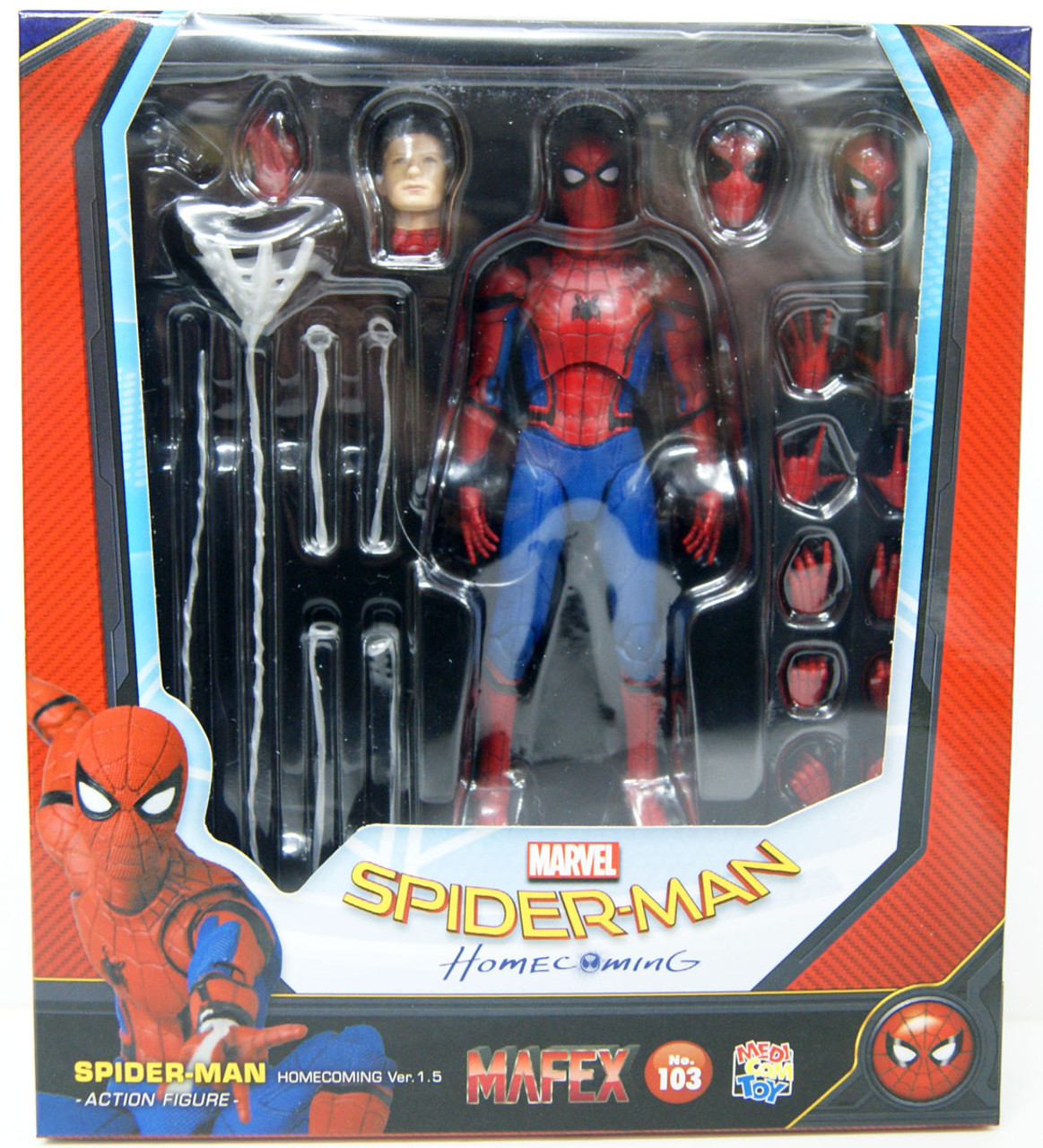 spider man homecoming mafex figure