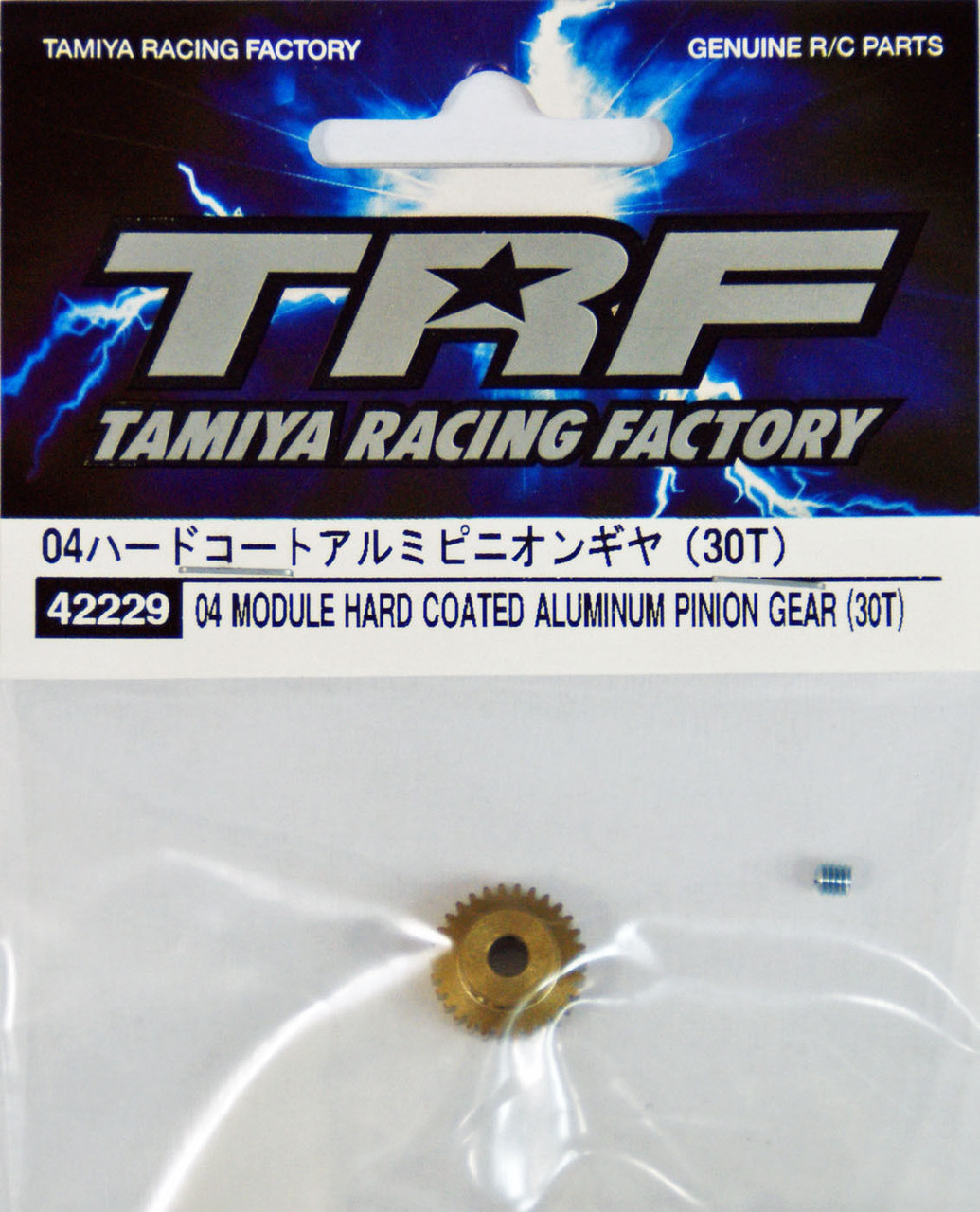 30T Tamiya 42229 TRF 04 Module Hard Coated Aluminum Pinion Gear