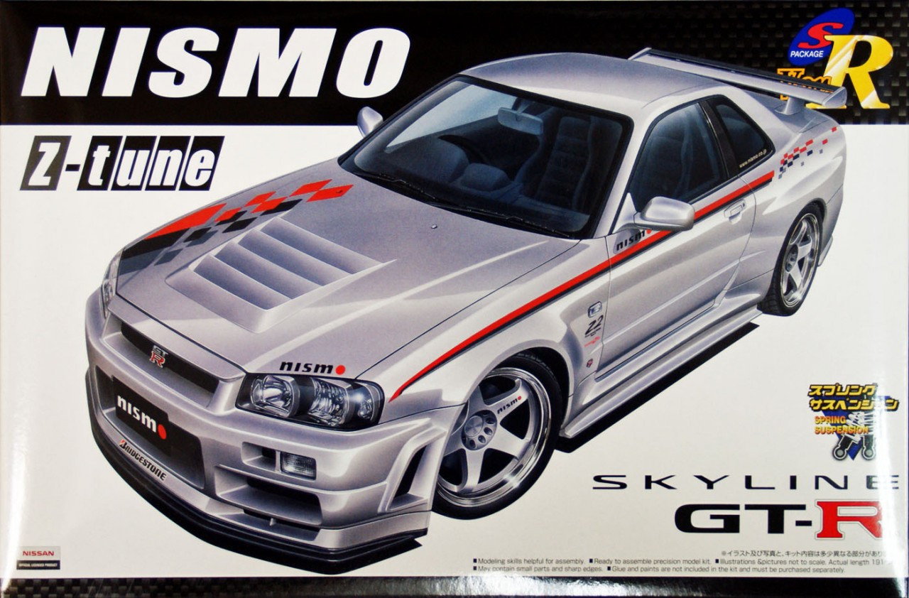 Aoshima Nissan Skyline Gt R R34 Nismo Z Tune 1 24 Scale Kit Plaza Japan