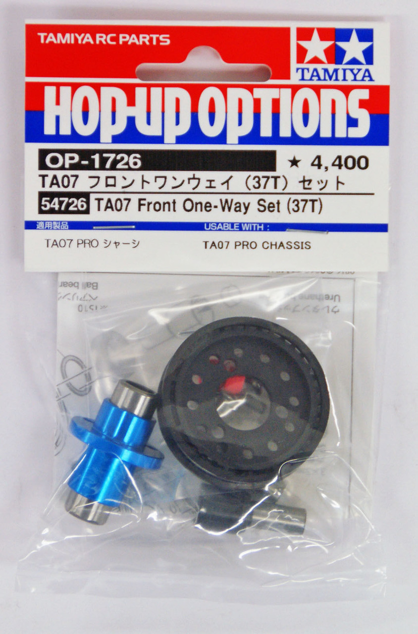 Tamiya 54726 (OP1726) TA07 Front One Way Set 37T