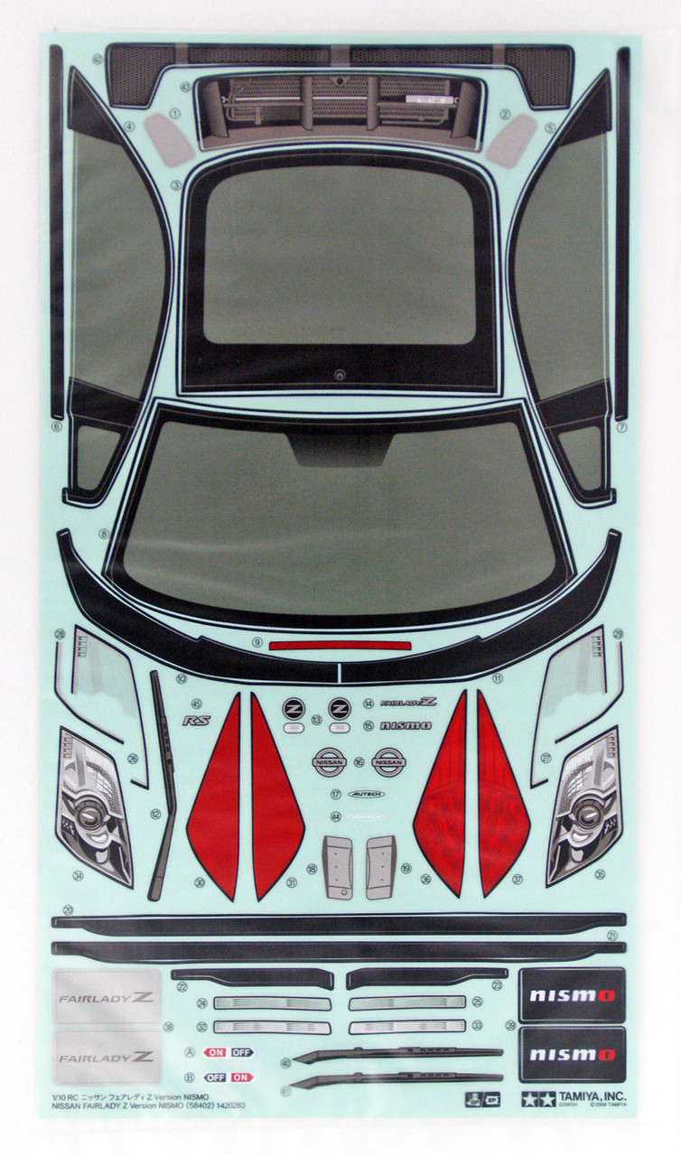 Tamiya 51322 (SP1322) Body Set Nissan Fairlady Z Nismo Version