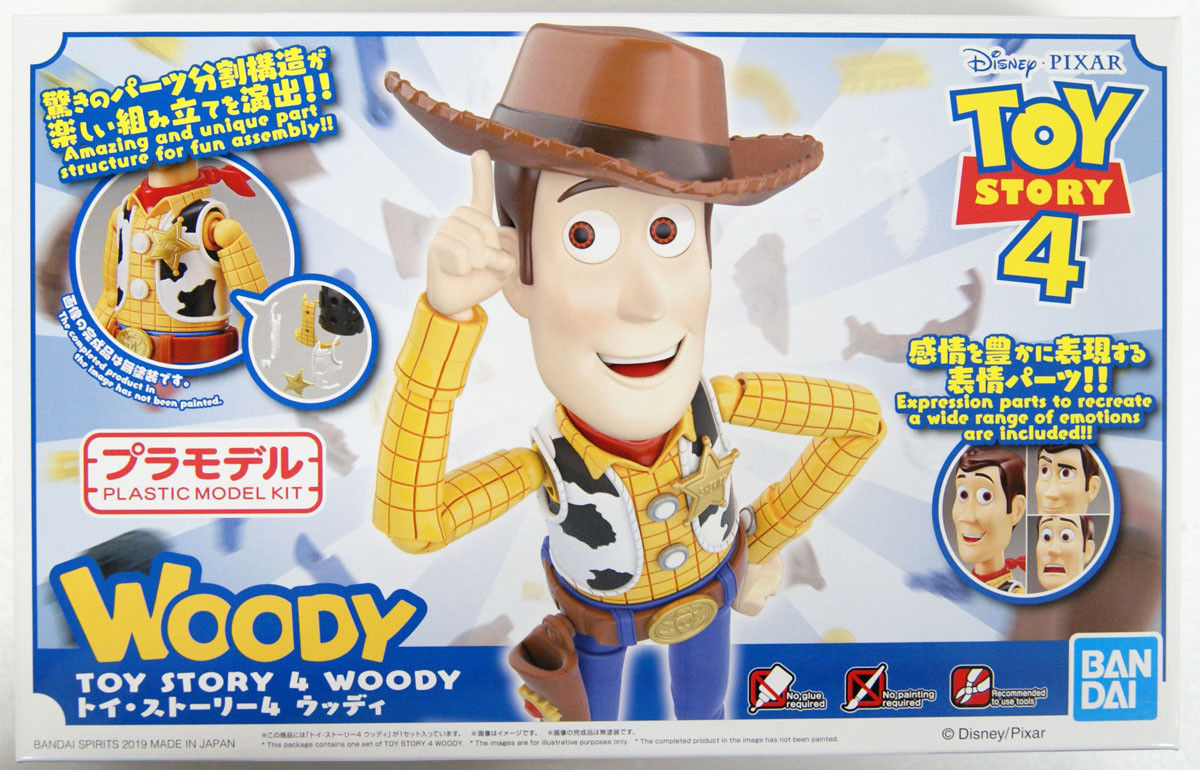 Bandai Toy Story 4 Woody Plastic Model Kit | PlazaJapan