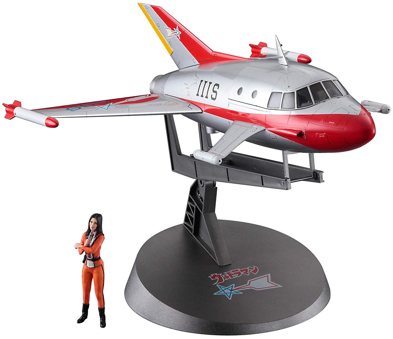 Hasegawa Jet Vtol w/Akiko Fuji Figure Scale Kit | PlazaJapan