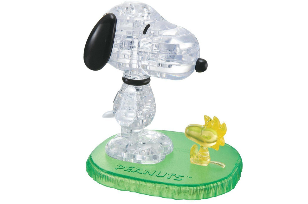 Beverly 3D Crystal Puzzle Snoopy Surfing 40 Pieces JAPAN 