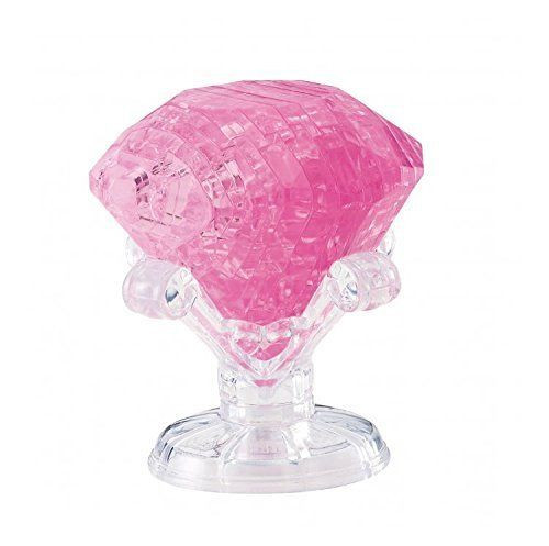 BEVERLY Crystal Puzzle - Pink Dolphin (Japanese Import 3D Brain Teaser)