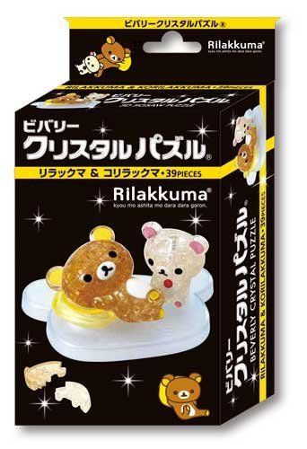 Beverly Crystal 3D Puzzle 50212 Rilakkuma & Korilakkuma