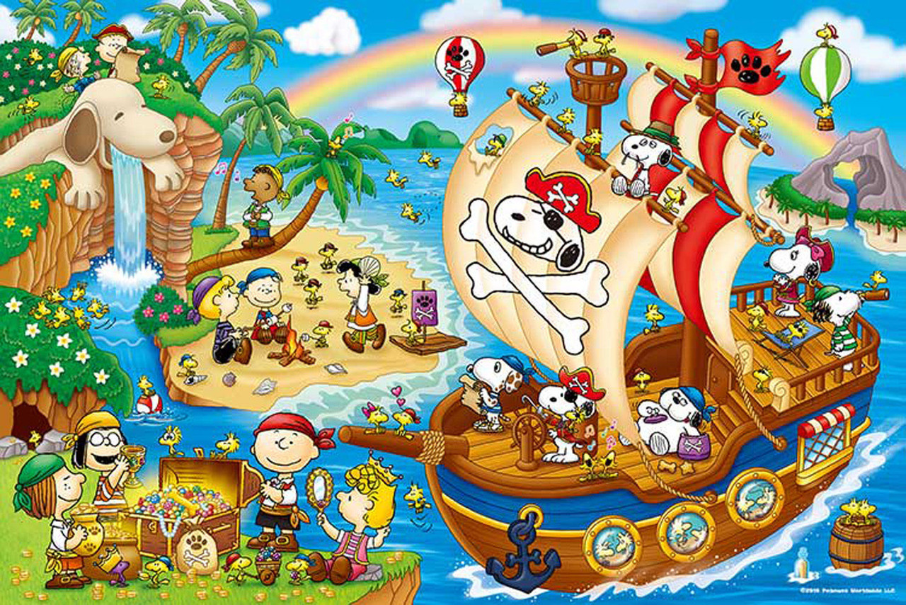 Jigsaw Epoch Jigsaw Puzzle 1000 Piece PEANUTS Pirates Snoopy 50x75cm 11