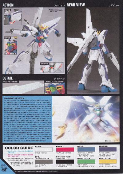 Bandai HGUC 109 GUNDAM GX-9900 GUNDAM X 1/144 | PlazaJapan