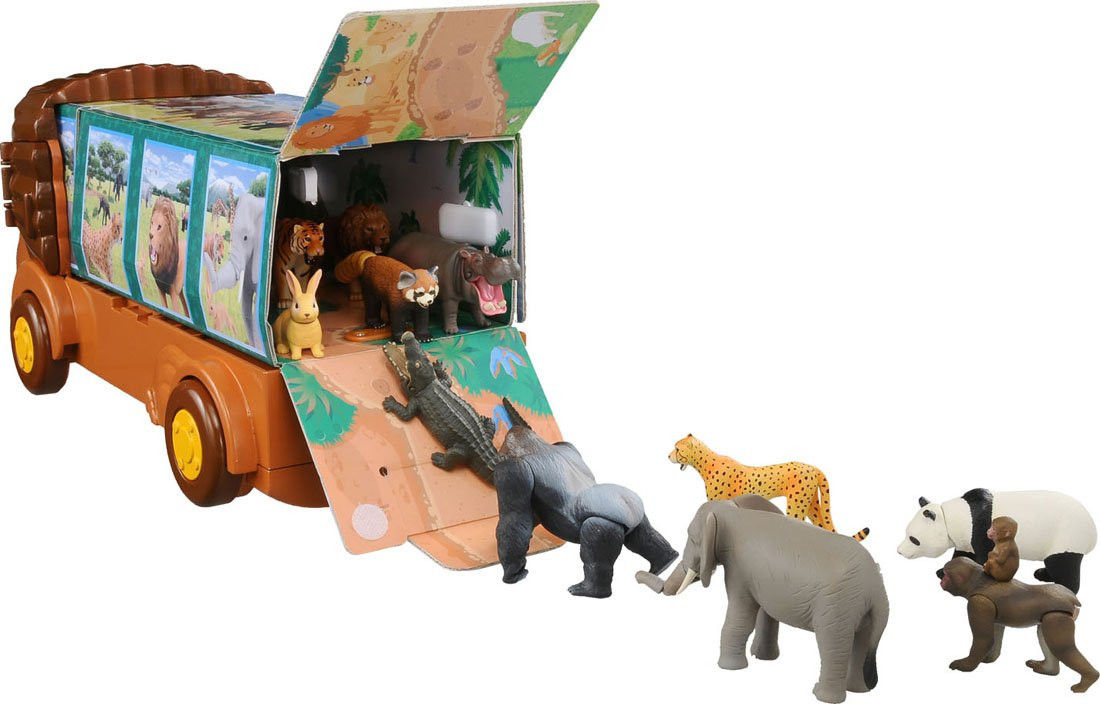 Takara Tomy Animal Adventure Expanding Lion Bus (808947)