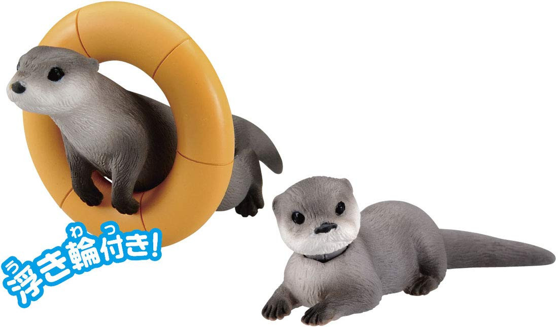 Takara Tomy Ania AS-15 Animal Adventure Eurasian Otter (Floating