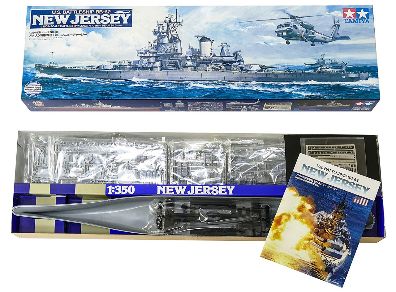 Tamiya 78028 US Battleship New Jersey BB-62 1/350 Scale Kit