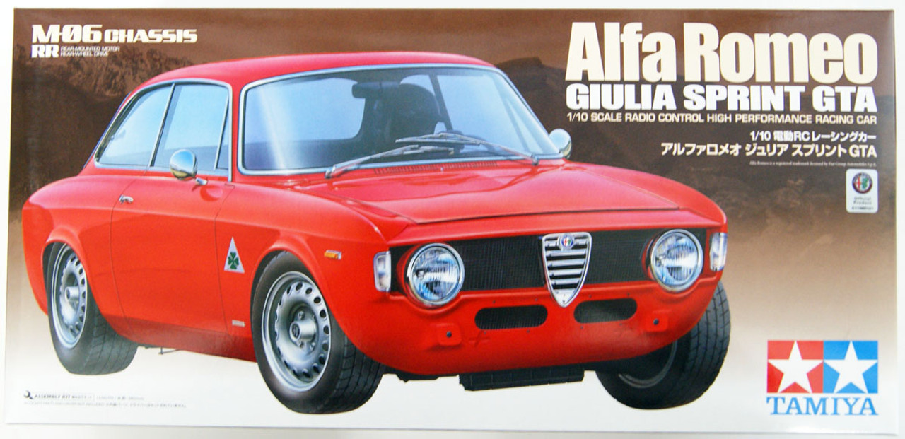 Tamiya 58486 Alfa Romeo Giulia Sprint GTA (M-06) 1/10 Scale RC Car Series  No.486