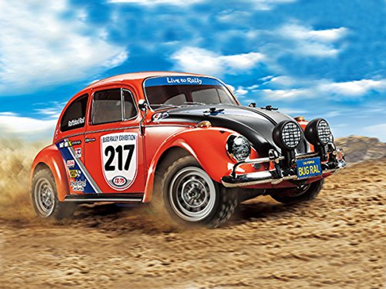 ホビーラジコン TAMIYA VOLKSWAGEN BEETLE RALLY 1/10 TAMIYA 1/10 #57917 XB PRO VOLKSWAGEN BEETLE RALLY Assembled