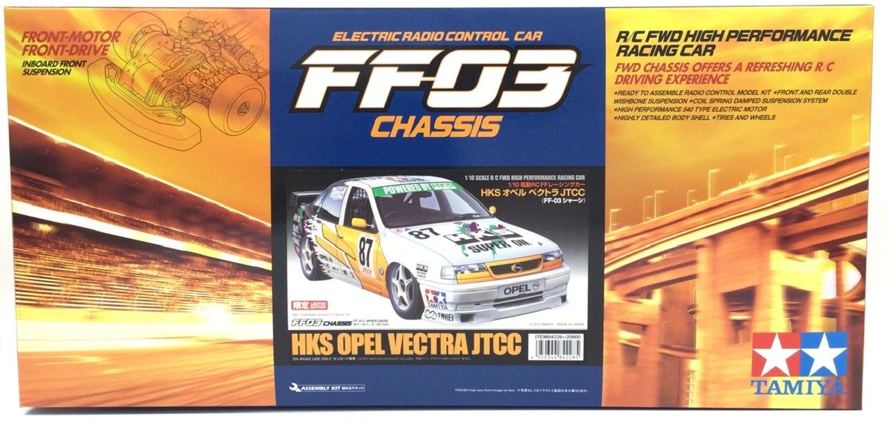 ☆限定 タミヤ 1/10 RC HKS オペル ベクトラ JTCC (FF-03シャーシ