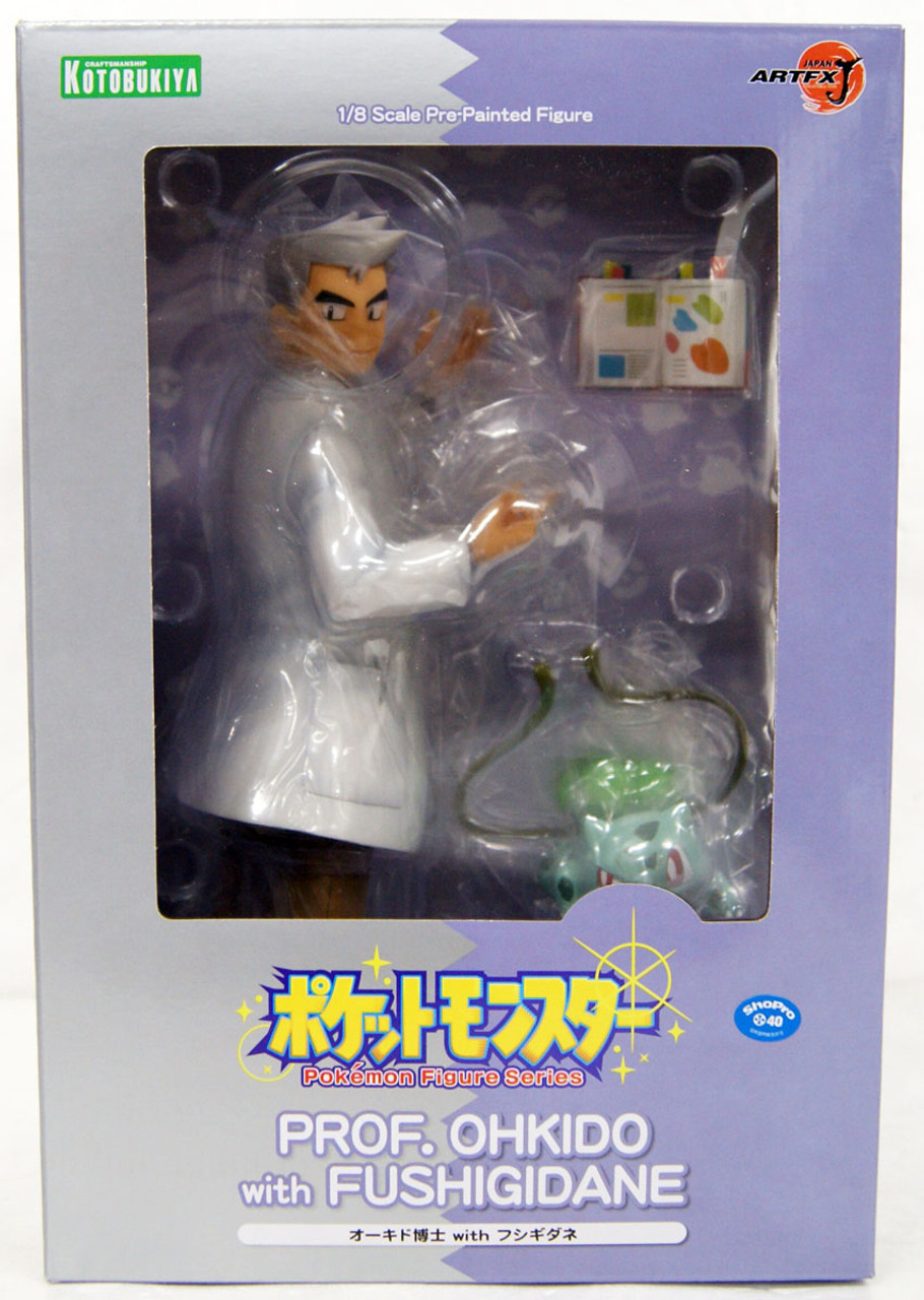 Kotobukiya Pp9 Artfx J Professor Oak With Bulbasaur Kotobukiya Pp9 Artfx J Professor Oak With Bulbasaur