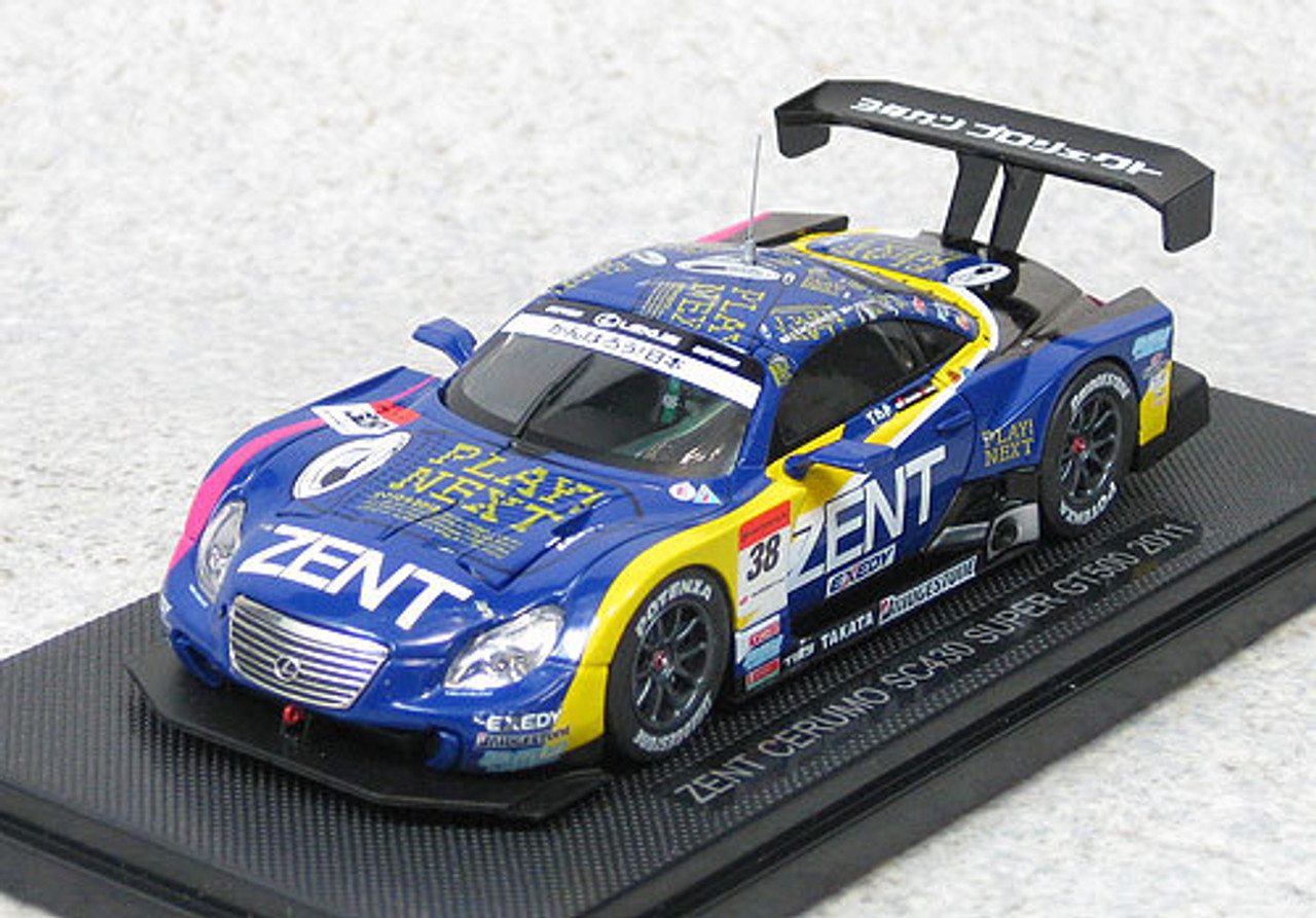 Ebbro 44554 Zent Cerumo SC430 Super GT500 2011 #38 (Blue) 1/43 Scale