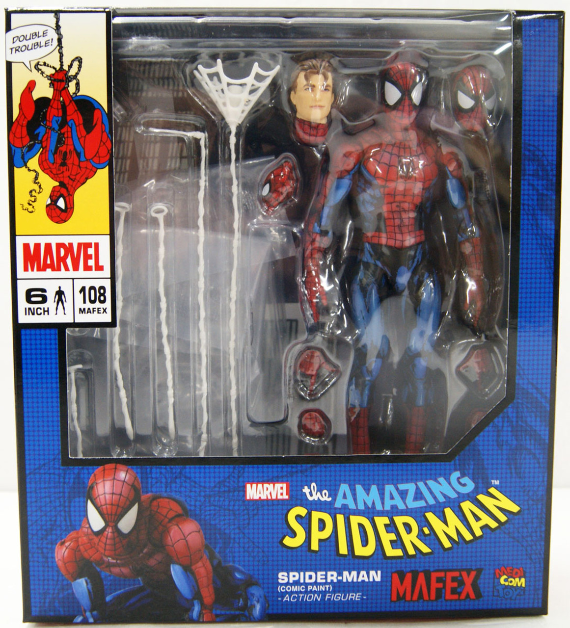 mafex spider man comic