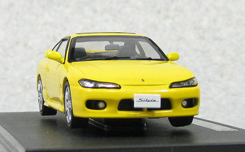 Ebbro 44619 Nissan Silvia Spec-R S15 1999 (Yellow) 1/43 Scale