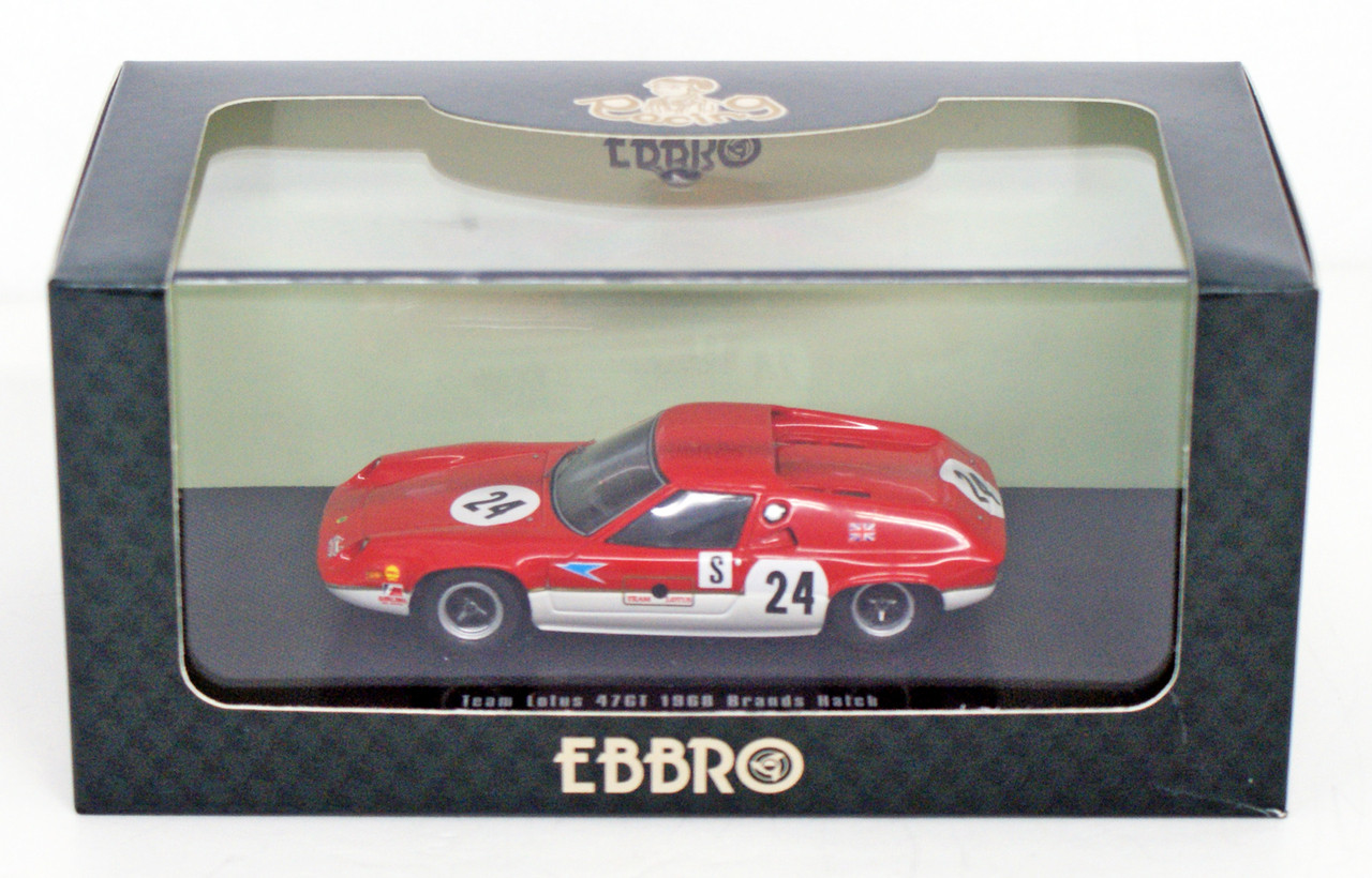 Ebbro 44643 Team Lotus Type 47GT 1968 Brands Hatch (Resin Model) 1/43 Scale