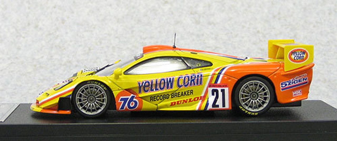 Ebbro 44672 EBBRO x HPI Yellow Corn Mclaren F1 GTR 2001 JGTC #21 1/43 Scale