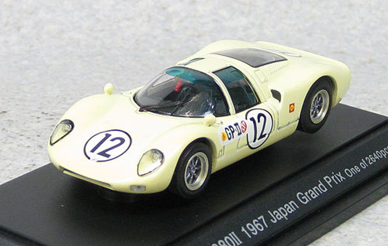 Ebbro 44706 Nissan R380 II 1967 Japan Grand Prix #12 (Ivory) 1/43 Scale