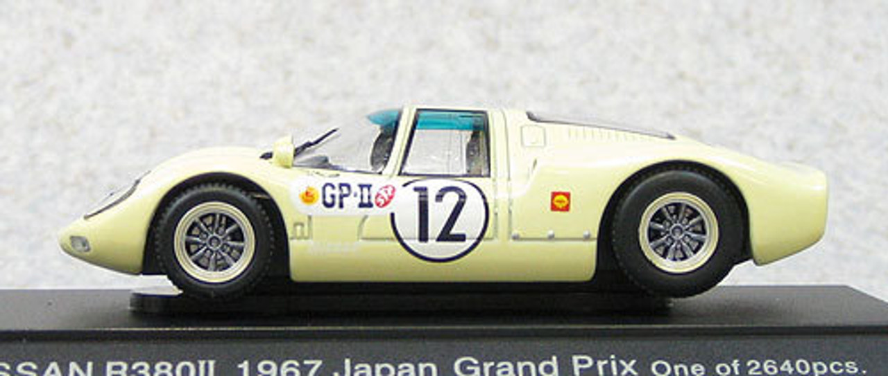 Ebbro 44706 Nissan R380 II 1967 Japan Grand Prix #12 (Ivory) 1/43