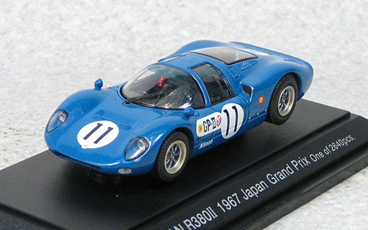 Ebbro 44707 Nissan R380 II 1967 Japan Grand Prix #11 (Blue) 1/43 Scale