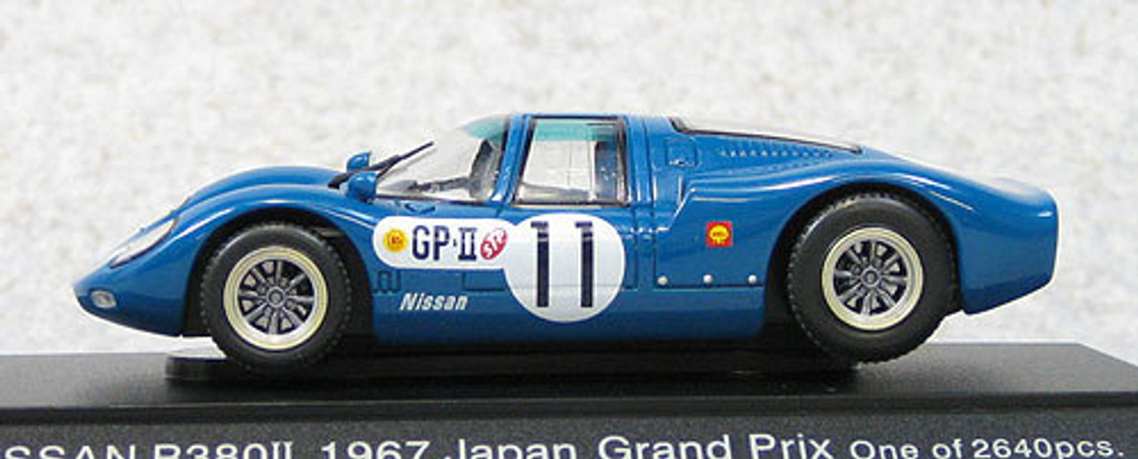 Ebbro 44707 Nissan R380 II 1967 Japan Grand Prix #11 (Blue) 1/43 Scale