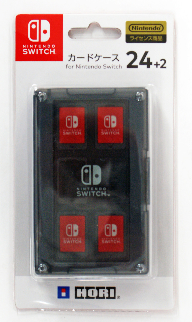 Hori Game Nintendo Case Card - 24+2 Black Switch for Japan Plaza