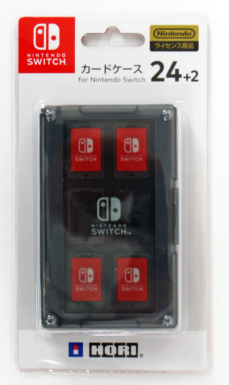 Hori Game Card Case 24+2 Black for Nintendo Switch - Plaza Japan