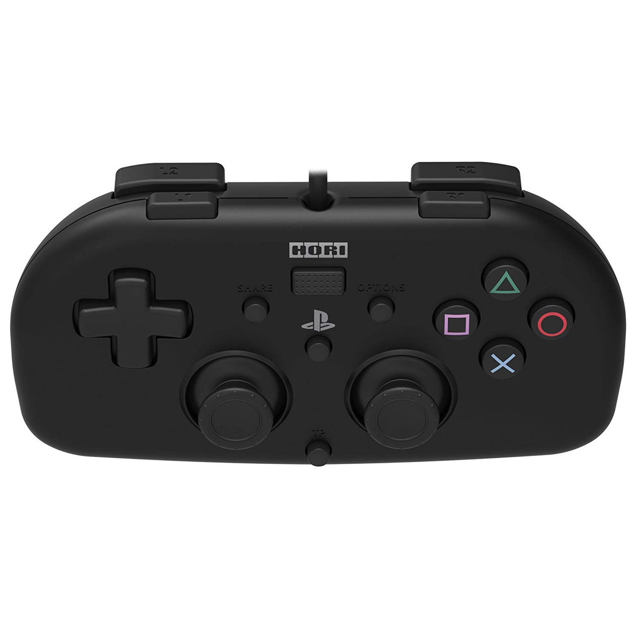 Hori PS4 PlayStation 4 Wired Controller Light (Black