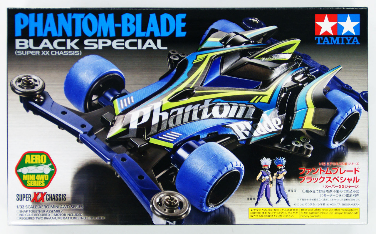 Tamiya 19621 Mini 4WD Phantom Blade Black Special (Super XX