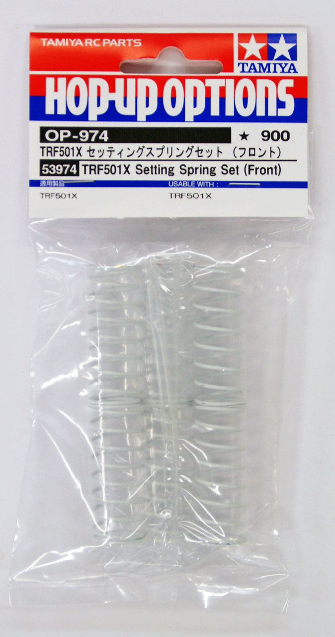 Tamiya 53974 (OP974) TRF501X Setting Spring Set (Front)