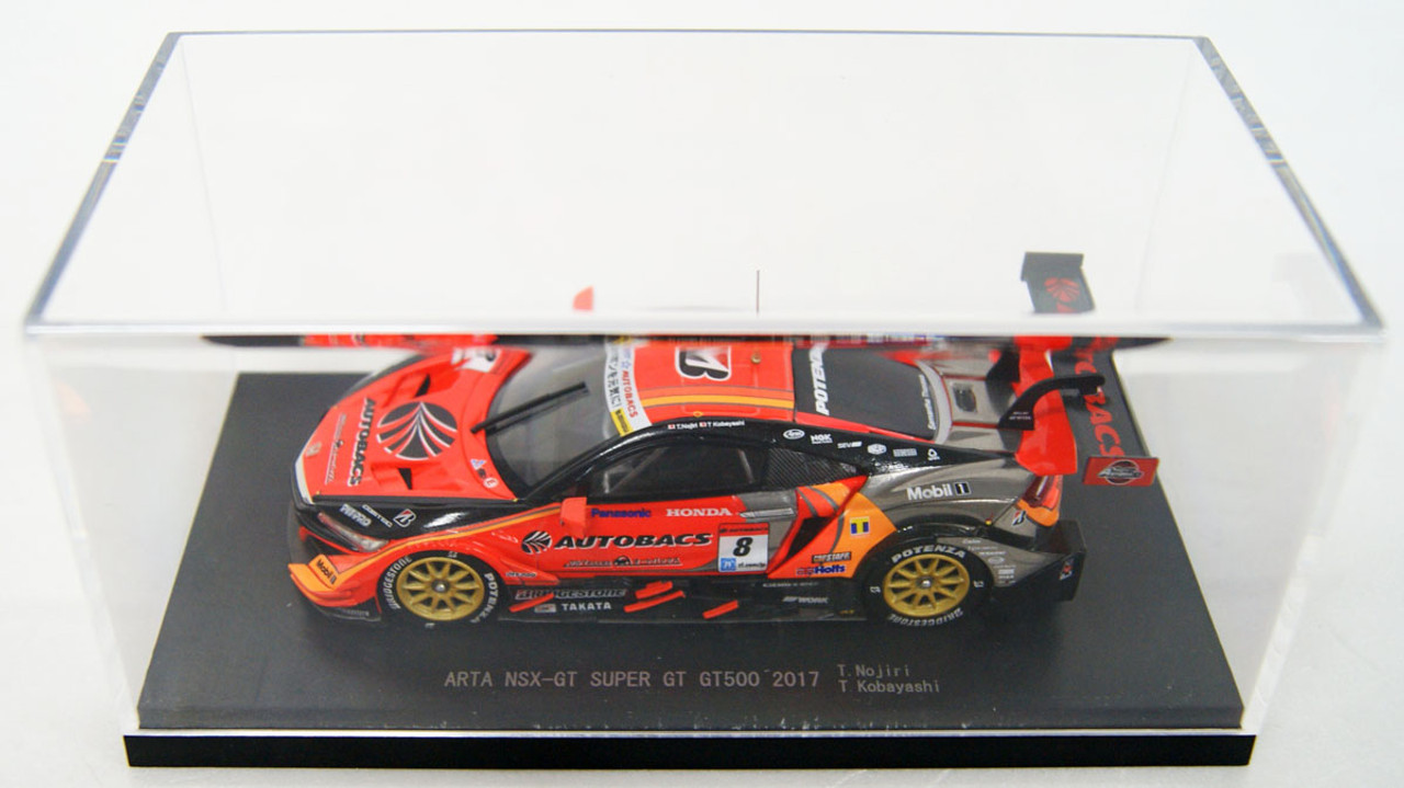 Ebbro 45516 ARTA NSX-GT Super GT GT500 2017 No.8 (Orange) 1/43 Scale