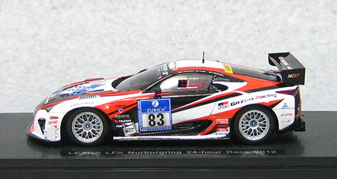 エブロ 1/43 LEXUS LFA Nurburgring VLN 4-hour Race 2011 No119 脇坂