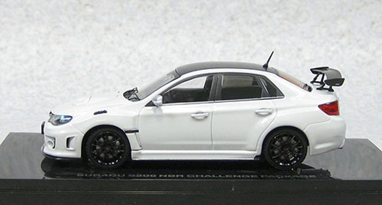 Ebbro 44785 Subaru WRX STI S206 NBR Challenge Package (White) 1/43 Scale