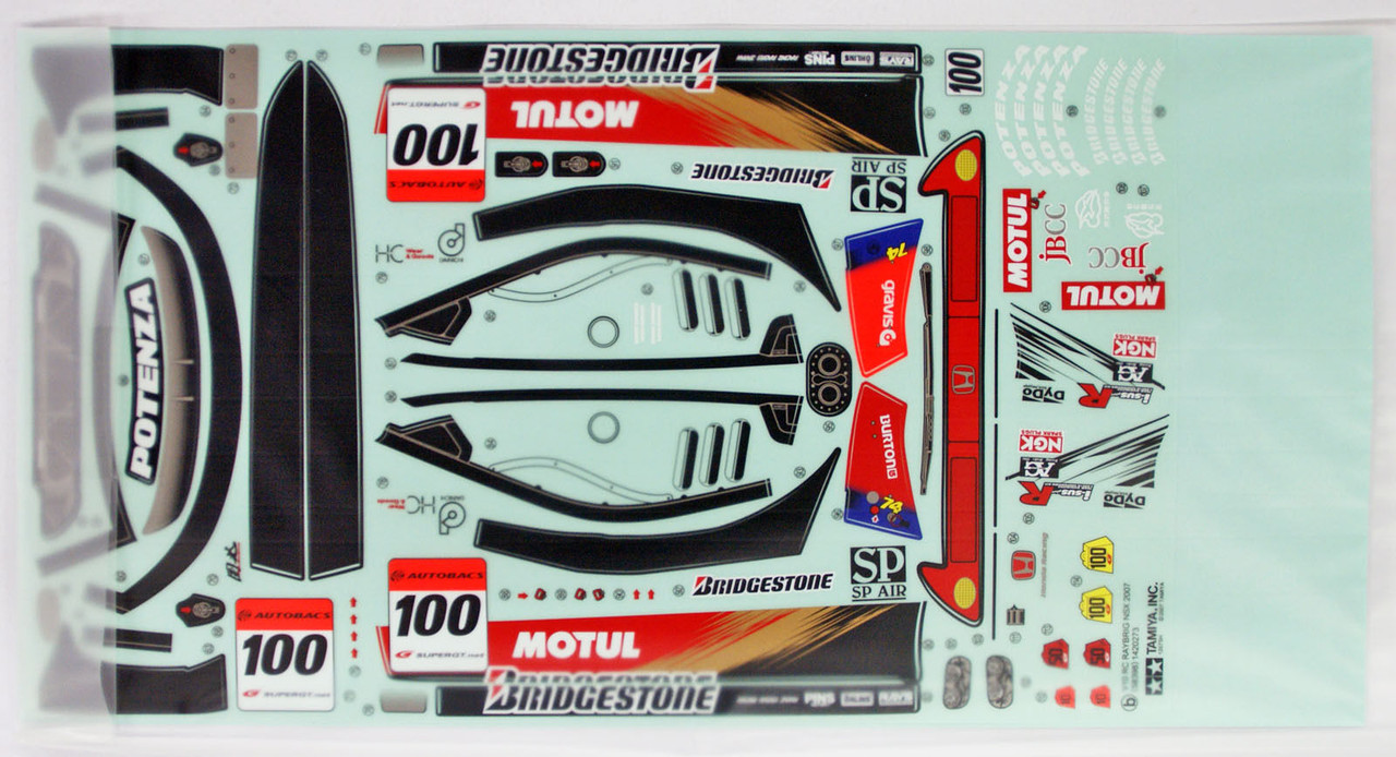 Tamiya 51306 (SP1306) Body Set Raybrig NSX 2007